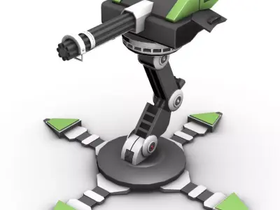 War Machine Low-poly 3D model buy