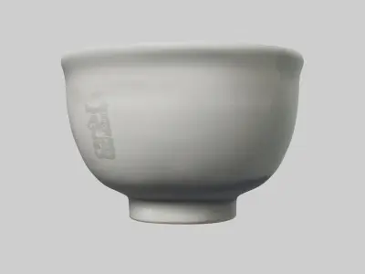 Sakecup Model Low-poly 3D model
