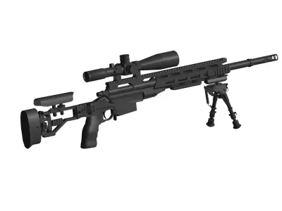 SNIPER RIFLE 3D model 9