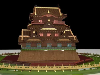 Chinese anceint house 3D model