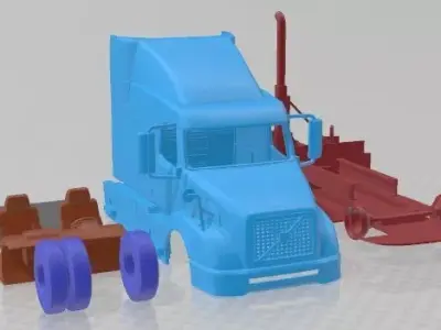 Volvo VAH 630 2012 Printable Truck 3D print model