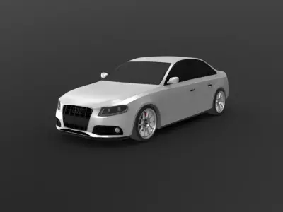 Sedan A4 3D print model