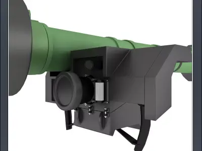 FGM 148 Javelin Missile Launcher 3D model