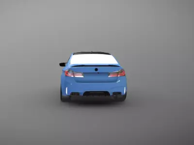 Sedan 5 series 3D print model