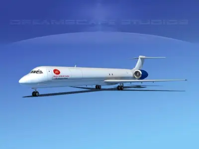 McDonnell Douglas MD80 AEI 3D model
