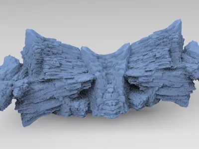 Gothic Cliffs 8 3D model