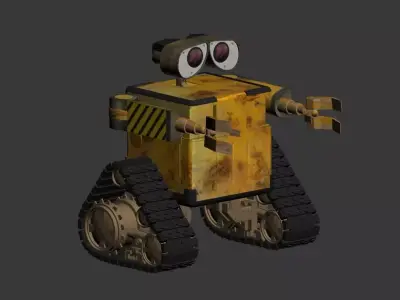 Wall E 3ds max modeling 3D model