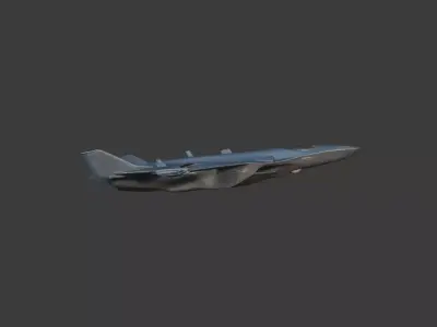 Fighter Jet  Military Aircraft 3D Model  3D model