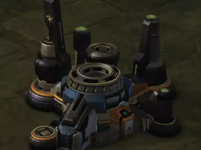 Starcraft Armory 3D print model