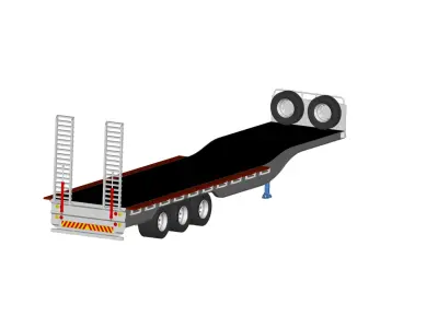 Trailer 3D model buy