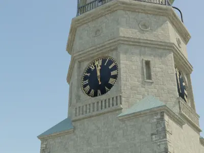Tower roof renaissance 3D model