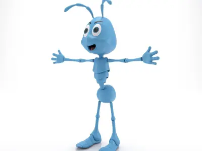 Cartoon Ant 3D model purchase