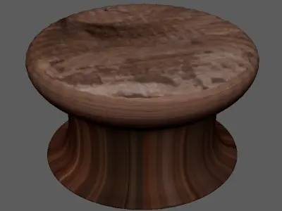 wooden table  3D model
