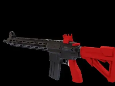 HK 416 rainbow six siege 3D model
