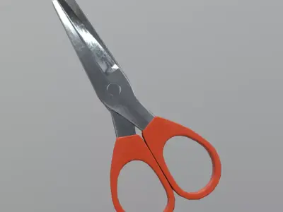 Scissors 5 Low-poly 3D model
