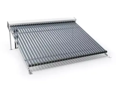 Light Silver Solar Collector 3D model