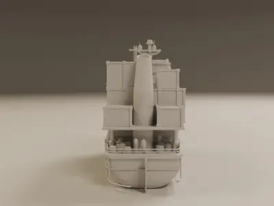 cargo ship 3D print model
