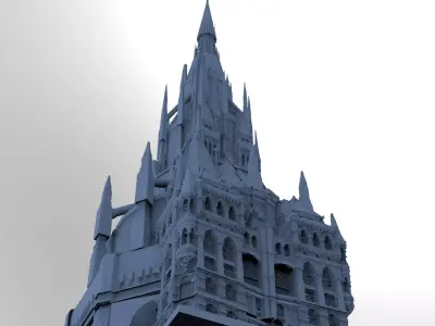 Arch Wizard Rulers Tower 1  3D model