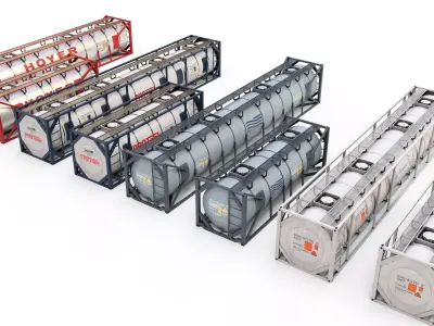 Tank Containers 3D model