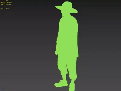 farmer 3D model