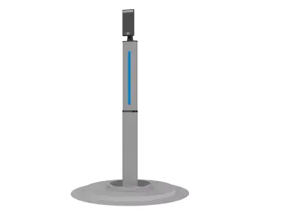 FACE TERMINAL Low-poly 3D model