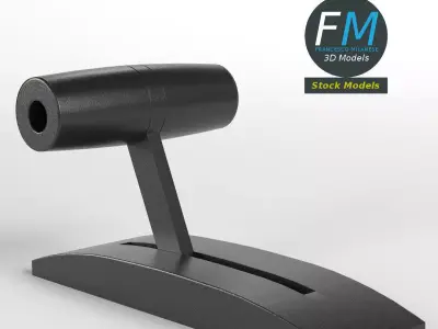 T-Lever door handle 3D model