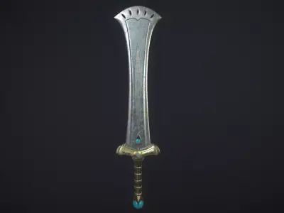 Sword legend of zelda Free low-poly 3D model