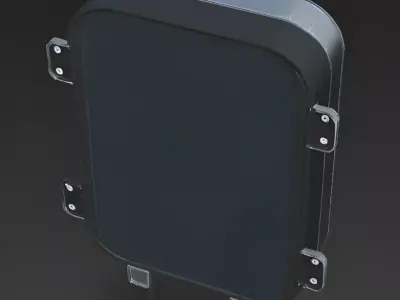 Realistic Home EV Wallbox 3D Model 3D Model Low-poly 3D model