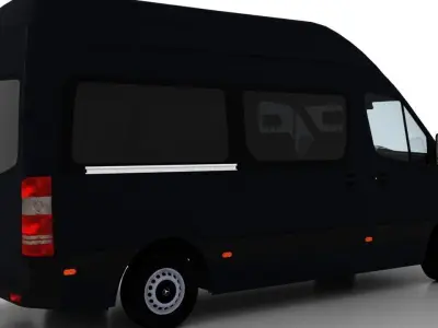 Mercedes Benz Sprinter L2H3 2009 Passenger EU 3D model