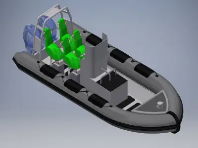 Boat Assembly 3d model 3D model