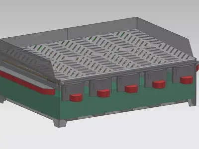 smokeless barbecue 3D model