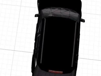 Black SUV Free 3D model