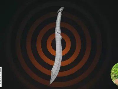 Noble Knight Fantasy Blade Collection - Regal Longsword 3D model