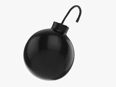 Cartoon bomb 3D model