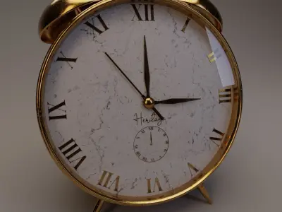 Vintage Alarm Clock - Heritage 3D model