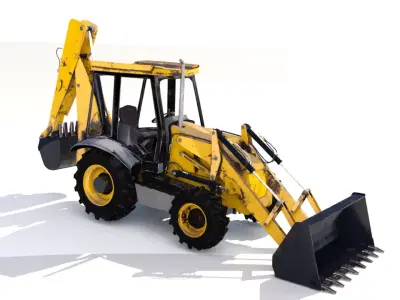 JCB Digger 3D model