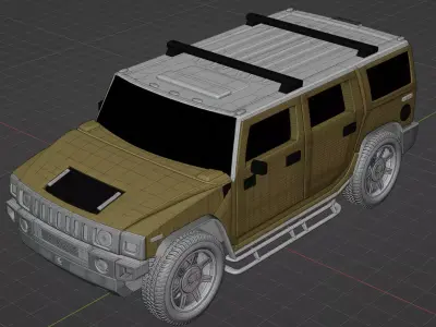 Hammer H2 Model Free 3D model