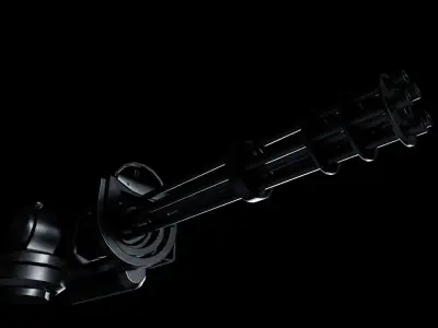 Vulcan gun Free low-poly 3D model