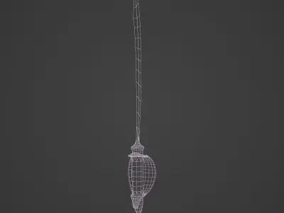 Saber Pirate Sword Low-poly 3D model