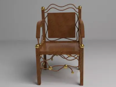 Unique Chair II Free low-poly 3D model
