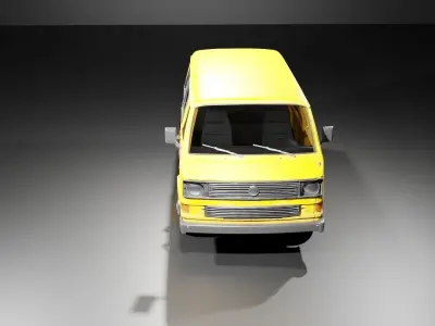 danfo volkswagen van - volkswagen van 3D model