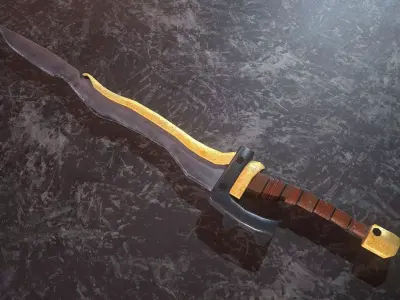 HIE Sword18 N1 Low-poly 3D model