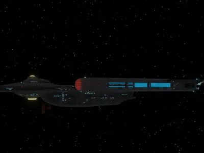 Columbus-Class Interstellar Explorer 3D model