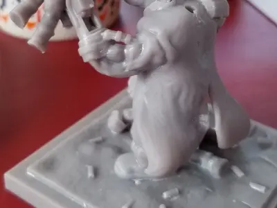 Ork Warboss 3D print model