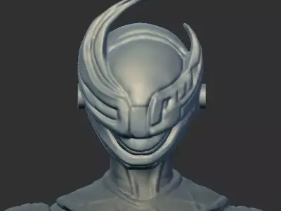 Celes Head Scan for Toys 3D print model