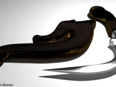 Karambit - Minangkabau blade 3D model