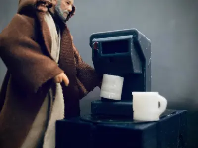 Custom Sci Fi Coffee Machine 3D print model