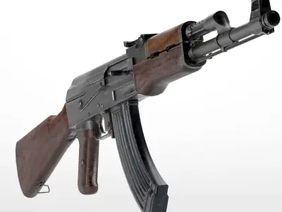Kalashinkov ak47 Low-poly 3D model