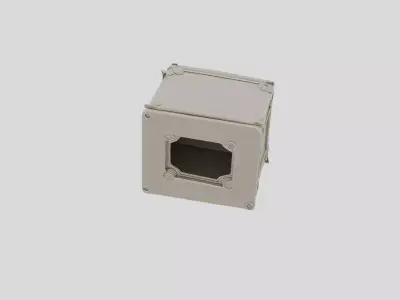 Industrial Electrical Junction Box for 3D print 3D model purchase