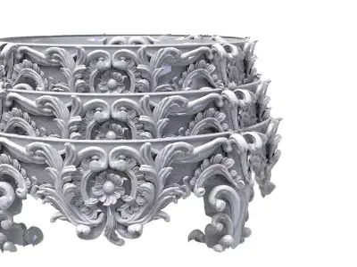 Baroque patterns 3D model